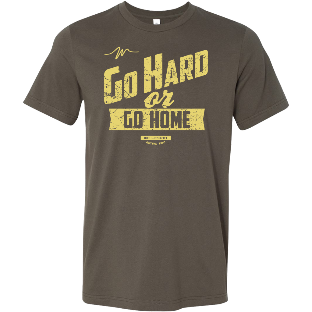 WU Go Hard or Go Home training day t-shirt - WeUrbanbrand