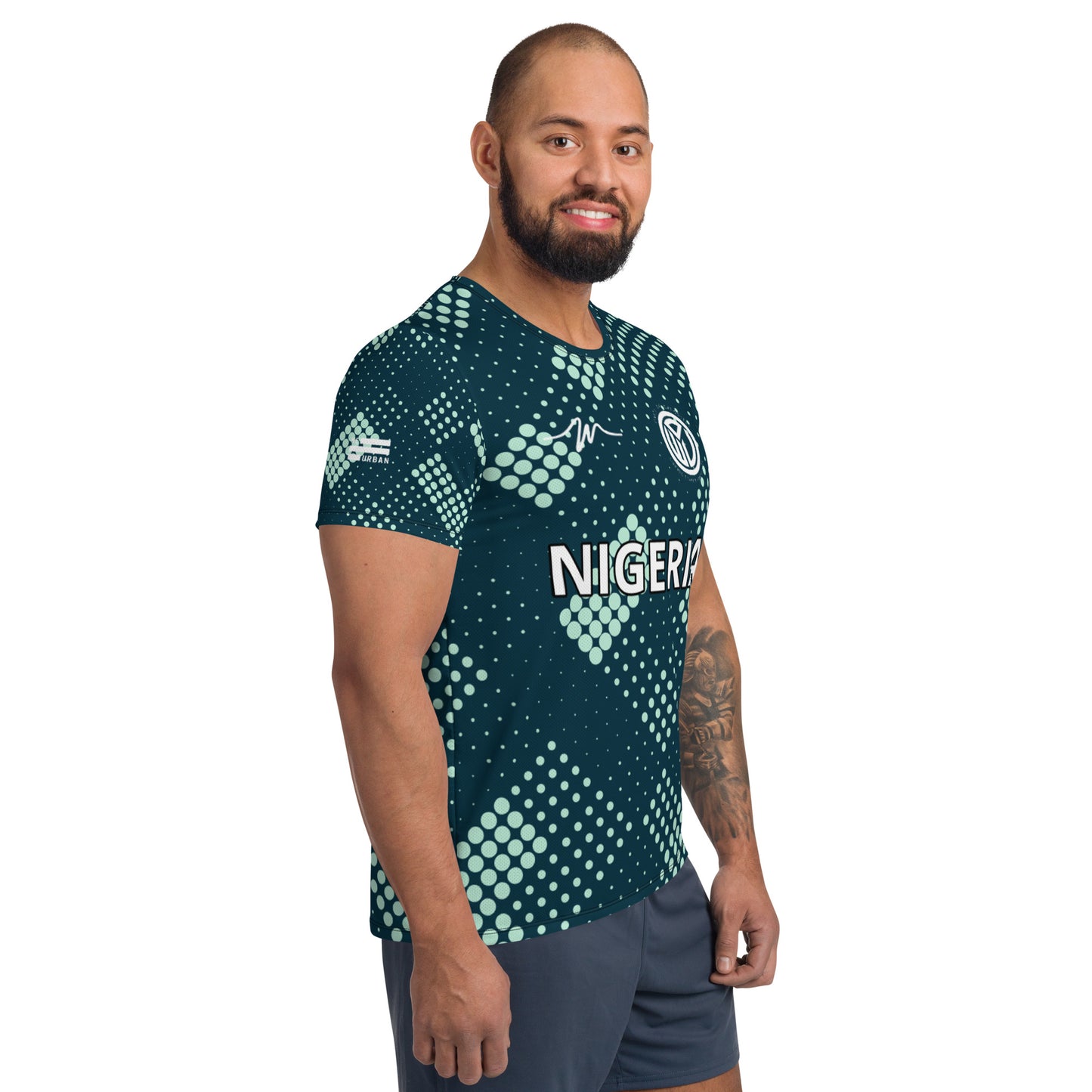 Naija Wave Men's Athletic T-shirt